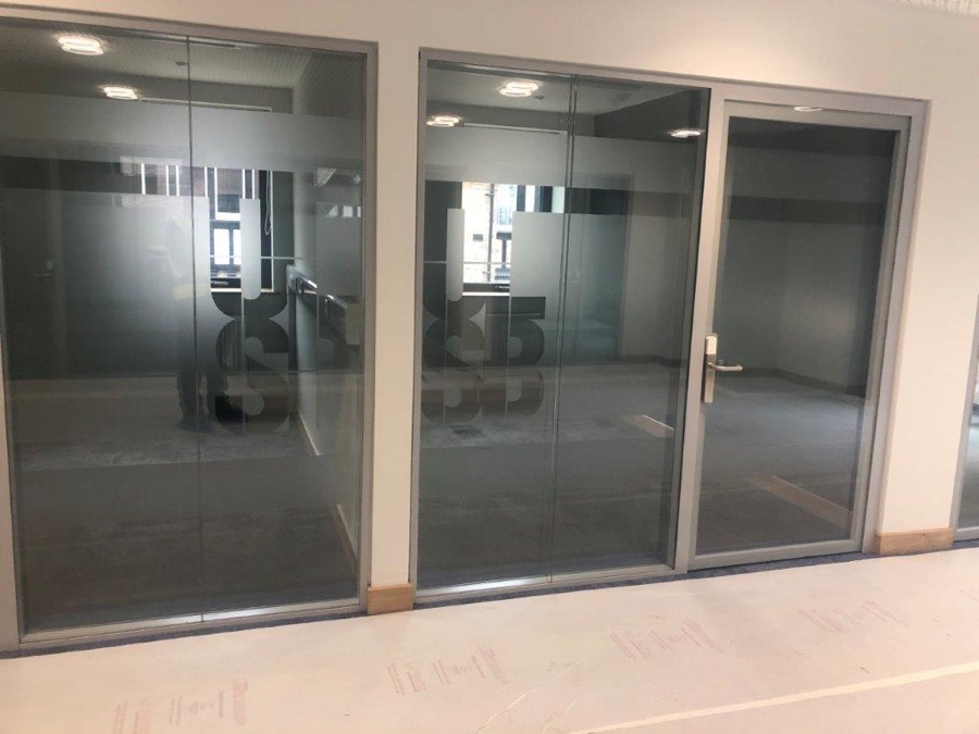 GDS Bonded double glazed acoustic door Apton Partitioning